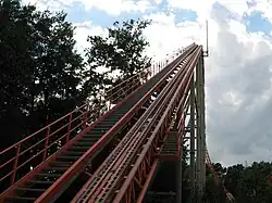 Seillift von Expedition GeForce im Plopsaland Deutschland