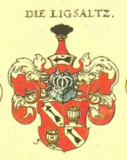 Wappen der Ligsalz zu Ascholding in Siebmachers Wappenbuch 1605