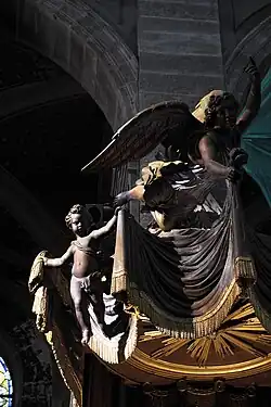 Schalldeckel mit Engeln