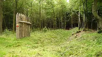 Der Limes oberhalb Rheinbrohl