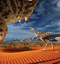 Rekonstruktion von Linhenykus von Julius T. Csotonyi, 2012