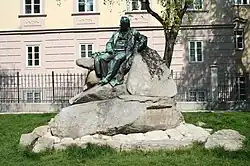 Adalbert-Stifter-Denkmal an der Promenade