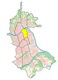 Statistische Bezirke des Linzer Stadtteils Kaplanhof
