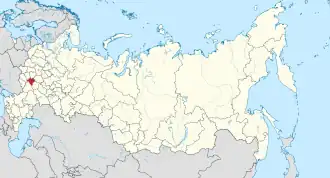 Lage innerhalb Russlands