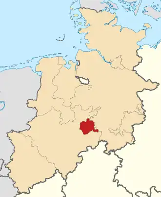 Lippe innerhalb der britischen Besatzungszone