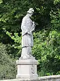 Nepomukstatue auf der Schlossbrücke von Schloss Hovestadt