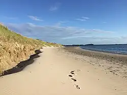 Foto eines Sandstrands