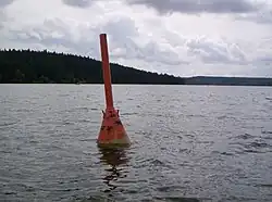Grenzboje auf dem Wysiter See