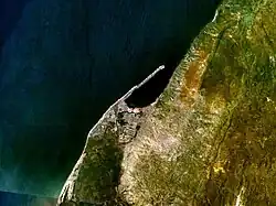 Satellitenfoto von Lobito