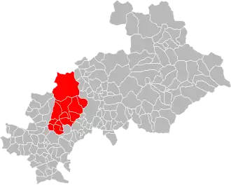 Lage der CC Buëch Dévoluy im Département Hautes-Alpes