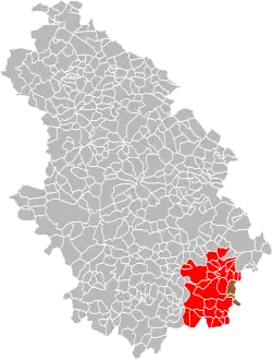 Lage des Gemeindeverbandes