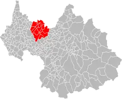 Lage der CC du Cœur des Bauges im Département Savoie