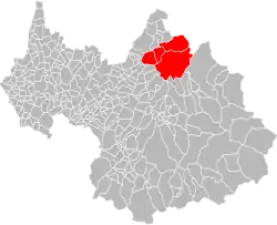 Lage der CC Confluences im Département Savoie