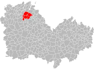 Lage der Pontrieux Communauté im Département Côtes-d’Armor