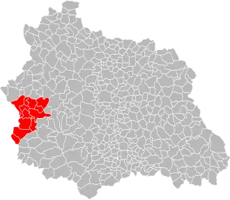 Lage des Gemeindeverbandes