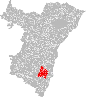 Lage des Gemeindeverbandes