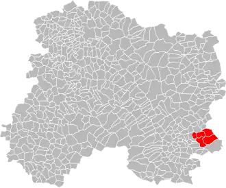 Lage des Gemeindeverbandes