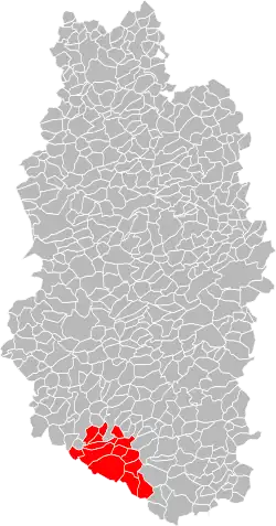 Lage des Gemeindeverbandes