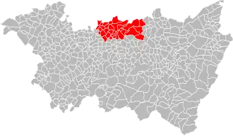 Lage des Gemeindeverbandes