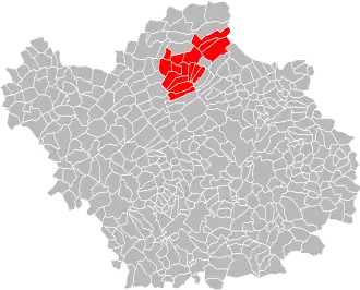 Lage des Gemeindeverbandes