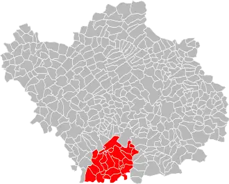 Lage des Gemeindeverbandes