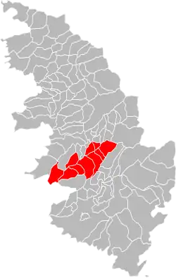 Lage der CC du Taravu im Département Corse-du-Sud