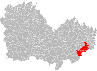 Lage der Communauté de communes du Pays de Caulnes im Département Côtes-d’Armor