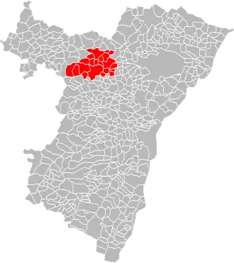 Lage des Gemeindeverbandes