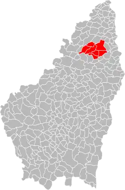 Lage der CC du Pays de Saint-Félicien im Département Ardèche