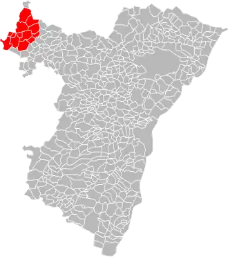 Lage des Gemeindeverbandes