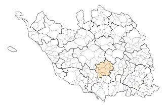 Lage der CC du Pays Mareuillais im Département Vendée