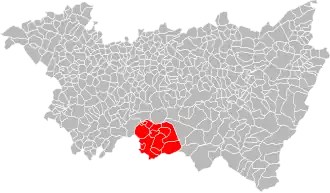 Lage des Gemeindeverbandes