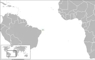 Karte von Rocas-Atoll