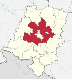 Lage des Powiat Opolski