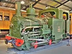 Zahnradlok Nr. 2 (1892) der Montserrat-Zahnradbahn