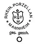 Bodenmarke Rheinische Porzellanfabrik GmbH, Mannheim