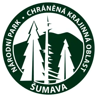 Logo des Nationalparks und Landschaftsschutzgebietes Šumava
