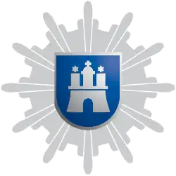 Aktueller Polizeistern der Polizei Hamburg