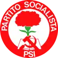 Logo der Italienische Sozialistische Partei in den Jahren 1978–1987