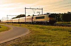 EuroNight, vermutlich EN 437/447/1237 "Jan Kiepura" nach Kopenhagen, Warschau und Prag, unterwegs in den Niederlanden (2013)
