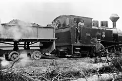 Lok der Abraumbahn Messel