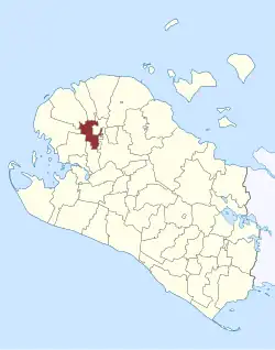 Lage des Herredskirke Sogn in der Lolland Kommune