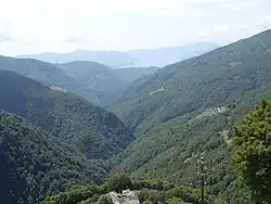 ValleVeddasca mit Lago Maggiore im Hintergrund