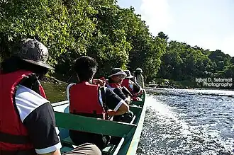 Bootsfanfahrt in den Ulu Temburong National Park