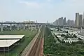 Eisenbahnkreuz bei Putian, Henan (2018)
