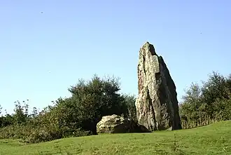 Longstone in Mottistone