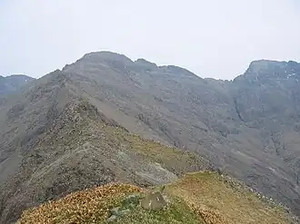 Blick vom Sgùrr nan Gobhar nach Osten zum Sgùrr na Banachdaich