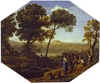 Claude Lorrain: Hirten vor Castel Gandolfo (1639)