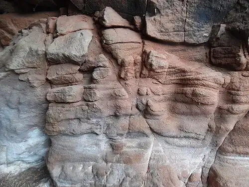 Permischer Grès de Louignac von Les Arcis bei Boisseuilh