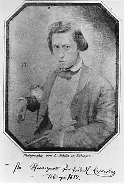 Porträt eines unbekannten Germanen (Foto von Louis Aickelin 1855)